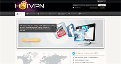 Desktop Screenshot of hotvpn.com